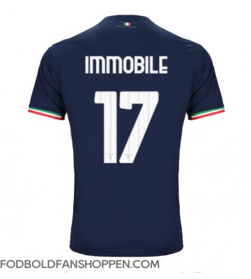 Lazio Ciro Immobile #17 Udebanetrøje 2023-24 Kortærmet